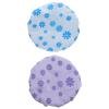 Ciieeo 2pcs Shower Caps for Women Three Hair Bonnets Elastic Design Comfortable and Convenient Bathing Hats for Sleeping and for Natural Hair and Curls view 1