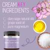 Nighttime Magnesium Cream (Clary Sage) and Stretch Mark Oil (Cocoa) - 2 Pack Bundle view 4