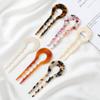 Uonlytech 6pcs Cellulose Acetate Sheet Hairpin French Hair Pin Cellulose Acetate Hair Clip French Pin U Shape Hair Stick Hair Clips Chinese Hair Stick Women's European Fashion Hair Fork view 3