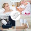 ASkinds 24 Pairs Spa Slippers, Disposable Slippers Unisex Disposable House Slippers for Hotel Home Guest Massage, White Closed Toe view 3