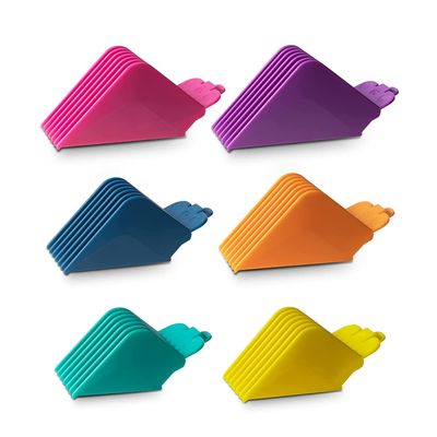 Clipper Guards 10 12 14 16 18 20 Compatible with Most Wahl Clippers, Color Coded - Size 1.25", 1.5", 1.75", 2", 2.25" & 2.5"