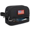 ATRIPACK Toiletry Bag for Men, Tactical Travel Bag with Dry Wet SeparateWater-Resistant Hanging Dopp Kit for Women with Large Capacity, Shaving Bag for Travel,Sports Shower(Black) view 1