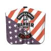 Custom American Flag Barber Barber Cape for Men Women, Personalized Text Logo Salon Haircut Cape, Customized Hair Cutting Cape Hairdressing Apron for Home Salon Barbershop view 2