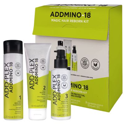 Hair Reborn Kit - Shampoo, Mask & Leave in Conditioner Set for All Types of Hair