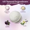 Purple Canyon Bath to Bed Natural Bath Bombs | Relaxing Sleep Support with Magnesium | Chamomile and Vanilla Scented Handmade Bath Bombs Set view 3