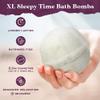 Purple Canyon Bath to Bed Natural Bath Bombs | Relaxing Sleep Support with Magnesium | Chamomile and Vanilla Scented Handmade Bath Bombs Set view 4