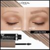L'Oreal Paris Infallible Volumizing 24H Wear Brow Mascara, Long Lasting Eyebrow Makeup for 2X Fuller Eyebrows, 8.0 Light Blonde, 0.13 Fl Oz view 2