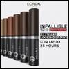L'Oreal Paris Infallible Volumizing 24H Wear Brow Mascara, Long Lasting Eyebrow Makeup for 2X Fuller Eyebrows, 8.0 Light Blonde, 0.13 Fl Oz view 3