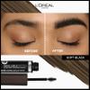 L'Oreal Paris Infallible Volumizing 24H Wear Brow Mascara, Long Lasting Eyebrow Makeup for 2X Fuller Eyebrows, 3.0 Soft Black, 0.13 Fl Oz view 2