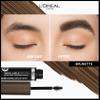 L'Oreal Paris Infallible Volumizing 24H Wear Brow Mascara, Long Lasting Eyebrow Makeup for 2X Fuller Eyebrows, 5.0 Brunette, 0.13 Fl Oz view 3
