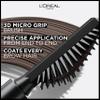 L'Oreal Paris Infallible Volumizing 24H Wear Brow Mascara, Long Lasting Eyebrow Makeup for 2X Fuller Eyebrows, 4.0 Dark Brunette, 0.13 Fl Oz view 4