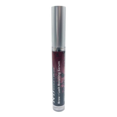 Nicole + Brizee Brow & Lash Serum  Natural Formula with Biotin, Squalene, Ubiquinone, Wheat & Soy Amino Acids, Provitamin B5  Supports Thicker, Fuller Lashes and Brows  Made in The USA - 1 Pack