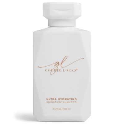 Goldie Locks Travel Size Ultra Hydrating Shampoo - 3.4 fl oz - Sulfate-Free Moisturizing Formula - Maintains Texture and Shine - Safe for Extensions and Color-Treated Hair - Protein-Free