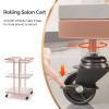 Esthetician Cart with Wheels Utility Salon Rolling Trolley, Mobile Storage Organizer for Beauty Spa Cosmetology Massage, Tattoo Manicure Facial Tool Holder Station view 4