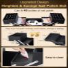 Deciniee Large Makeup Travel Train Case, Upgraded Plus Size Nail Supply Organizers and Storage for Nail Tech, Black 4 Tier Cosmetic Train Case Makeup Box, Nail Polish Makeup Organizer and Storage Bag view 4