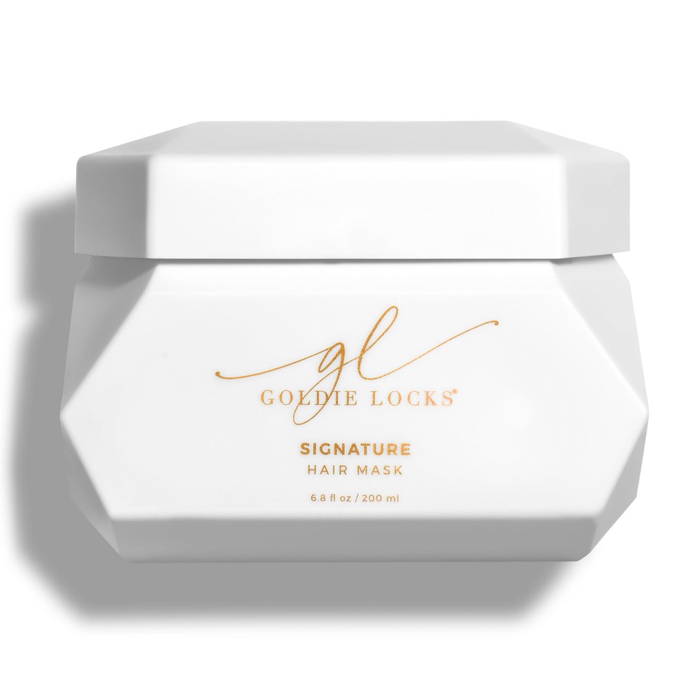 Goldie Locks Ultra Hydrating Hair Mask - Frizz Control and Deep Moisture Treatment - Adds Shine and Smoothness - Safe for Extensions & Color-Treated Hair - Protein-Free - 6.8 fl oz(Packaging May Vary)