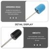 FOMIYES 3sets Manicure Polishing Caps Nail Sanding Caps Grinding for Electric Nail Drills Includes and Home Use view 4
