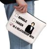 G2TUP A D inspired Gift Dating A D Makeup Bag A D Fan Cosmetic Bag A Merch Zipper Travel Bag (Dating A White Bag) view 2