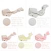MEEDEE Ombre Pink Hair Ties for Women - 100 Pack Soft No-Crease No-Damage Ribbon Knotted Ponytail Ties, Ouchless for Yoga & Elastic Bracelets view 2