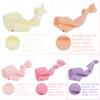 MEEDEE 100 Pack Pastel Rainbow Elastic Hair Accessories: No Crease Soft Ribbon Hair Ties, Knotted Ponytail Holders, Damage-Free Yoga and Workout Hairbands, Colorful Elastic Bracelets view 2