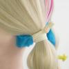 MEEDEE 100 Pack Pastel Rainbow Elastic Hair Accessories: No Crease Soft Ribbon Hair Ties, Knotted Ponytail Holders, Damage-Free Yoga and Workout Hairbands, Colorful Elastic Bracelets view 4