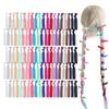 MEEDEE Women's Pastel Rainbow Hair Accessories: 100 Pack Knotted Soft Elastic Ribbon Hair Ties, No Crease, No Damage, Ouchless for Ponytails, Yoga, and Bracelets view 1