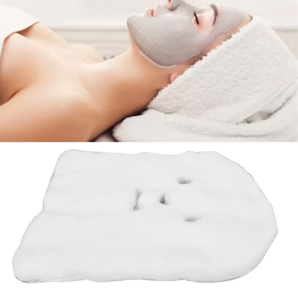 200 Sheets Facial Mask Gauze, Precut Water Locked Gauze Mask for Skin Care, Disposable Breathable Ultrathin SPA Gauze, Soft and Skin Friendly Gauze Face Pads for Beauty Salon Home DIY