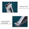 2 Pcs Multi Nail Clipper Ultra-Thin Portable Nail Cutter with Key Ring and Nail File Stainless Steel Foldable Manicure Set for Traveling, Home, Office view 4