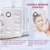 2 Sets Makeup Mixing Palette, Makeup Palette for Foundation, Stainless Steel Makeup Mixing Tray with Spatula for Mixing Eye Shadow Nail Art, Makeup Foundation Mixing Tray view 3