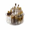 Taiuloo 360 Rotating Makeup Organizer, Lazy Susan Cosmetics Storage Turntable, Round Spinning Brush & Pen Holder, Clear Acrylic Organizer Tray for Vanity, Bathroom, Office Desk view 1