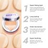 DEWYCEL SUPER COVER CUSHION FOUNDATION | Buildable Coverage | Long-lasting Dewy Finish | #23 Natural Beige SPF50+ PA+++ | Korean Cushion Foundation with Hydration view 3
