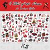 20 Sheets (260PCS) Rock N Roll Temporary Tattoos Party Favors Rock Themed Birthday Party Gifts Decorations Supplies Born to Rock for Kids Boys Girls Classroom School Prizes Rewards view 2