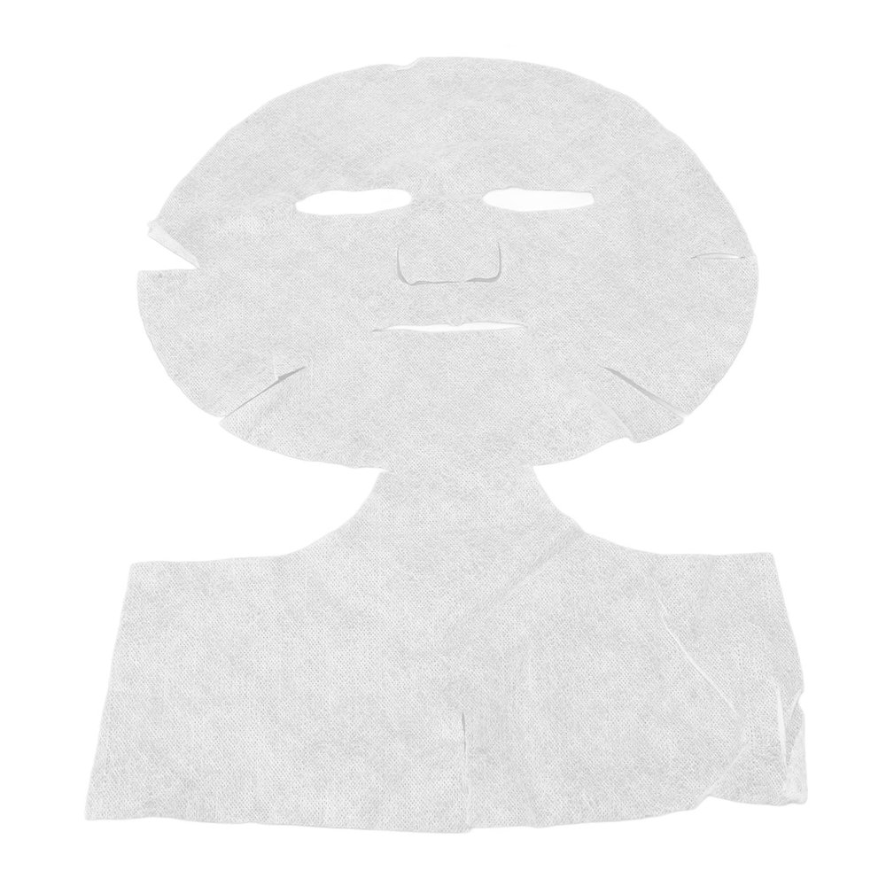 50 Pieces Neck Facial Mask Sheet, Precut Light Silk Facial Mask Paper, Disposable Skin Care Mask for Women Girls, Neck Facial Mask Paper for Salons Spas Home Skin Management
