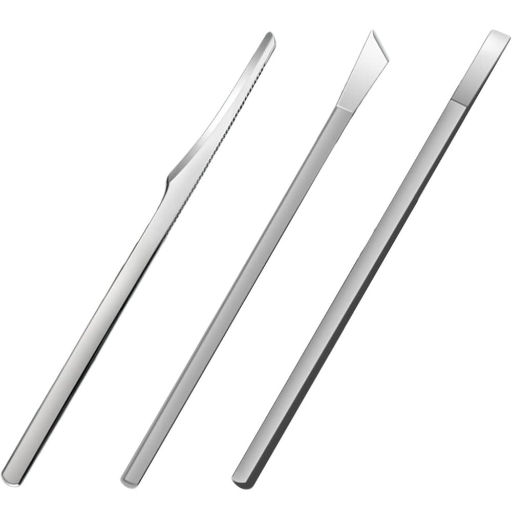 3Pcs Stainless Steel Pedicure Tool Set for Dead Skin Removal