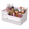 CHANCETSUI Makeup Organizer With Drawers, Makeup Desk Organizer, Bathroom Countertop Organizer for Cosmetics, Vanity Holder for Lipstick, Makeup Brush Holder/Organizer (White) view 1