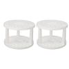 Firlar Set of 2 Plastic Makeup Brush Storage Organizer Professional Home Desktop 49 Hole Cosmetic Brush Pencil Gel Pen Rack Stand view 1