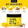 MITCHELL BRANDS Mango Whipped Shea Body Butter - 10 oz / 300 gr - Great Moisturizer, effective on Skin, Hair, Body, Face, with Almond Oil, Vitamin E, for All Skin Types, for Women and Men view 2