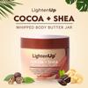 LightenUp, Whipped Cocoa Butter - 10.1 fl oz/ 300 ml - Natural Moisturizer, Body Butter, DIY Recipes, Face and Body Butters, Cruelty-free, Natural Ingredients for Women and Men view 2