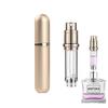 ANTOKX Travel Perfume Bottle Refillable Atomizer - 5ML Pocket Perfume Dispenser, Scent Pump Case, Leakproof Portable Perfume Sprayer for Women and Men (Gold-1) view 1