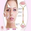 Aura - Live life beautifully Premium Certified Luxury 100% Authentic Rose Quartz Pink Roller & Gua Sha Set for Anti-Aging Skin Care, Muscle Relaxation, Fine Line Reduction, and Eye Puffiness Relief view 3