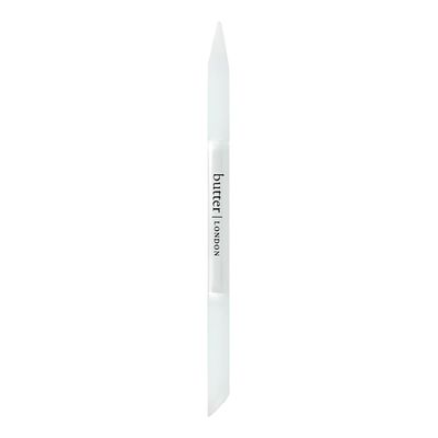 butter London Glass Cuticle Pusher, Signature Glass Collection - Professional Cuticle Pushers & Scraper for Natural Nails - Salon Quality Manicure Pedicure Tool & Products for Fingernails & Toenails