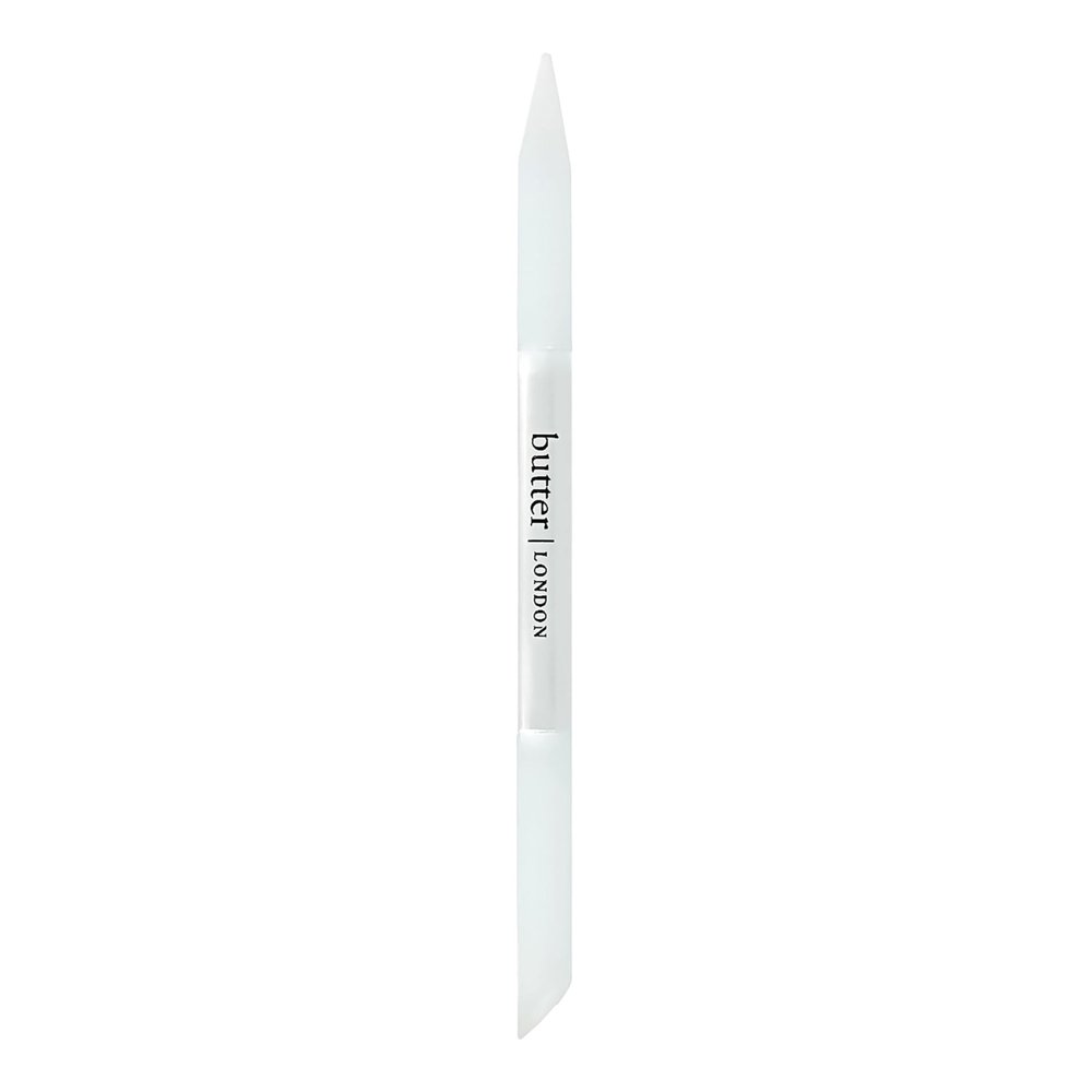 butter London Glass Cuticle Pusher, Signature Glass Collection - Professional Cuticle Pushers & Scraper for Natural Nails - Salon Quality Manicure Pedicure Tool & Products for Fingernails & Toenails