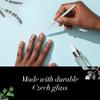 butter London Glass Cuticle Pusher, Signature Glass Collection - Professional Cuticle Pushers & Scraper for Natural Nails - Salon Quality Manicure Pedicure Tool & Products for Fingernails & Toenails view 4