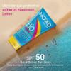 NO-AD KIDS SPF 50 Sunscreen Lotion | Non-Greasy and Waterproof Sunscreen | Suitable for All Skin Types | Broad Spectrum Protection for Active Lifestyles | 3 oz | Pack of 3 view 2