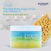 Blossom Layered in Luxury Glowing Scented Lather Foaming Body Sugar Scrub Exfoliating Polish with Skin Brightening Vitamin C, Cruelty Free, 300ml, Peach view 2