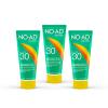 NO-AD SPF 30 Sunscreen Lotion | Broad Spectrum UVA/UVB Protection | Water Resistant | Octinoxate & Oxybenzone Free with moisturizing Vitamin E and Aloe 3oz | Pack of 3 view 1