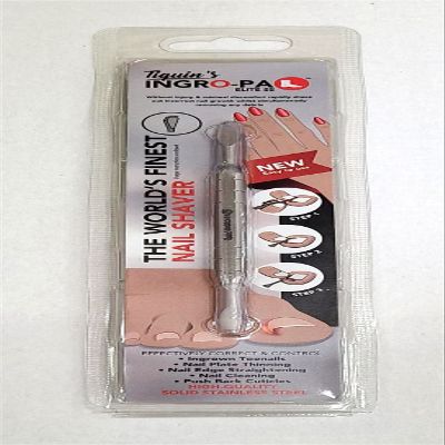 Tiquin's INGRO-PAL Ingrown Toenail Nail Shaver Tool Elite Solid Stainless Steel Dual Tip