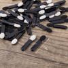 AUEAR, 50 Pack Disposable Eye Shadow Double Ended Sponge Applicator Makeup Brushes view 2