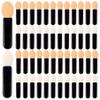 AUEAR, 50 Pack Disposable Eye Shadow Brush Sponge Tipped Oval Makeup Tool Dual Sides Cosmetic Applicator view 1