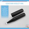 Saferly Mini Surgical Skin Markers Tattoo Stencil Pen, Safe, Washable, Interchangeable, Body Piercing Art, Tattooing Supplies, for Marking, To Draw, Prep, Plan, Gentian Violet Ink, Box of 30 view 3